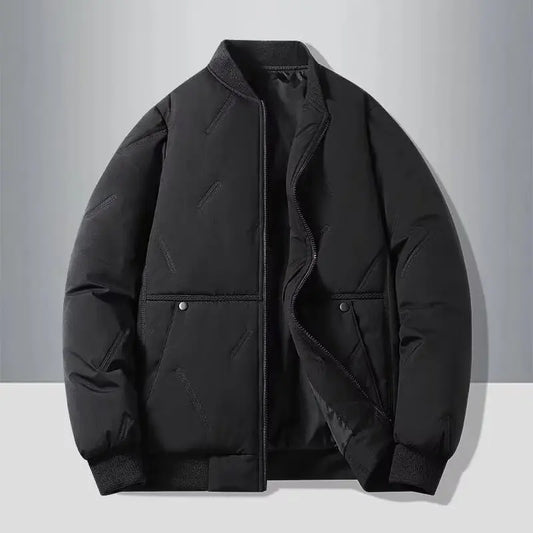 Men's Warm Baseball Collar Winter Jacket