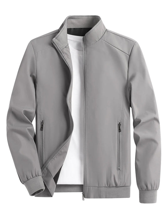 Men's Casual Stand Collar Lightweight Jacket