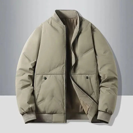 Men's Warm Baseball Collar Winter Jacket
