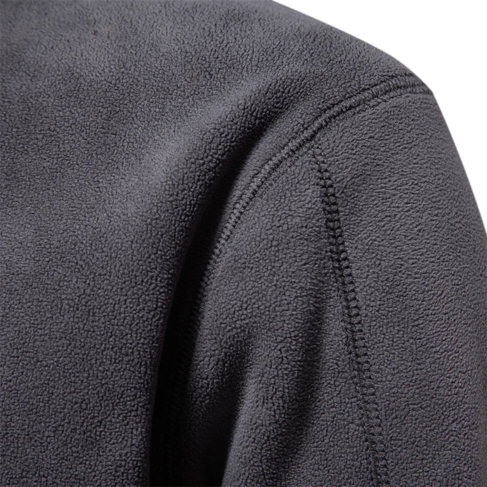 Men's Thick Warm Fleece Half-Zip Jacket