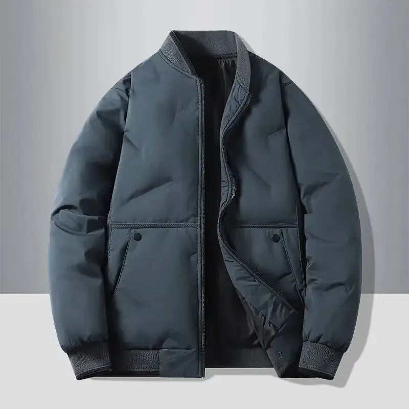 Men's Warm Baseball Collar Winter Jacket